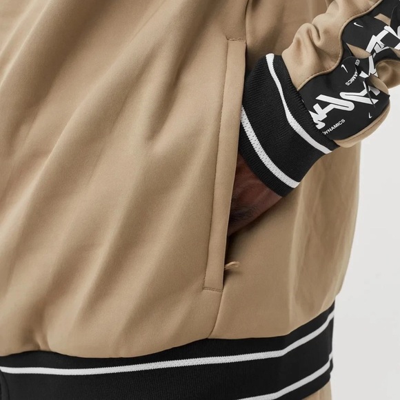 CU0469-247 Nike X Acronym Knit Khaki Brown Full Zip Size XL Track Jacket - Picture 4 of 6